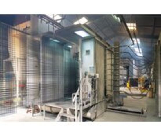 Ligne automatisée de traitement de surface | Thermolaquage industriel pour structures acier et aluminium