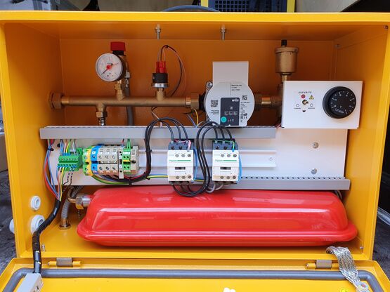  Location chaudière Mobile Gretel première mise en chauffe plancher chauffant | Gretel - Chaudières électriques