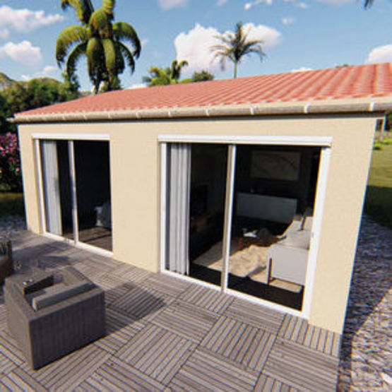  Lodge (studio de jardin) + 1 extension : 40 m²- Spéciale export | BATI-FABLAB - BATI-FABLAB 