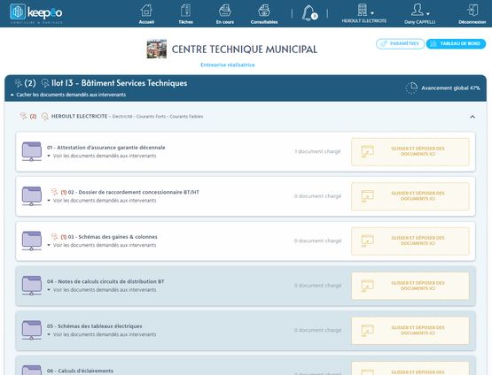 Logiciel d'accompagnement dans la réalisation de DOE - produit présenté par KEEPEO