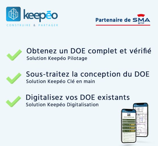  Logiciel d&#039;accompagnement dans la réalisation de DOE | Logiciel DOE - KEEPEO