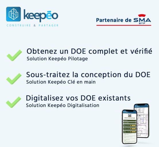 Logiciel d'accompagnement dans la réalisation de DOE | Logiciel DOE - KEEPEO