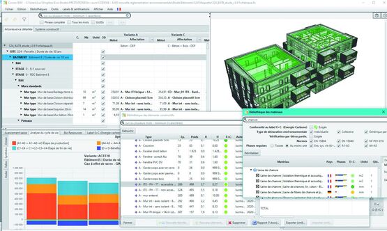 Logiciel d&#039;étude environnementale de bâtiments à partir de leur maquette BIM | Cocon BIM