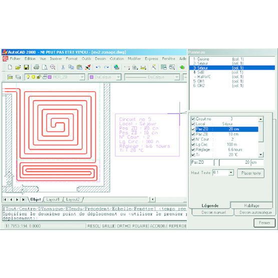 Logiciel de calcul de plancher chauffant | Fisa-PCR