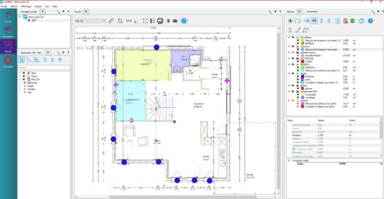 Logiciel de chiffrage et de métrés sur plan 2D et PDF | JustBIM PRO - SOC INFORMATIQUE