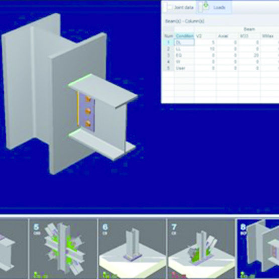 Logiciel de conception d&#039;assemblage en acier | RAM Connection V8i