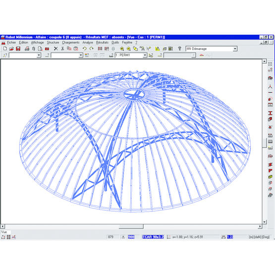 Logiciel de conception de structures en acier | Robot Millenium Version 17