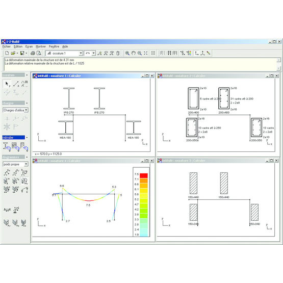 Logiciel de conception et calcul de structure en 2D | 1.2.Build