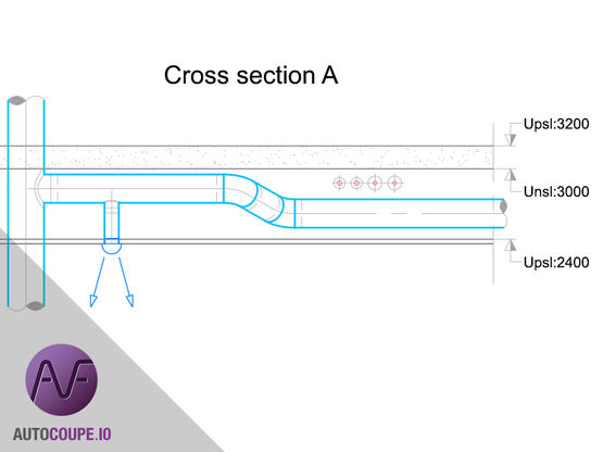  Logiciel de dessin de coupes de synthèse pour réseaux de fluides | AUTOCOUPE.10 - TRACEOCAD
