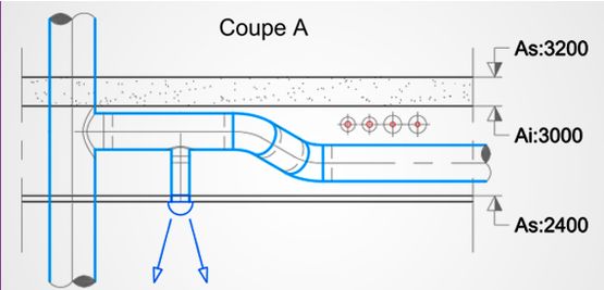  Logiciel de dessin de coupes de synthèse pour réseaux de fluides | AUTOCOUPE.10 - Logiciel CVC