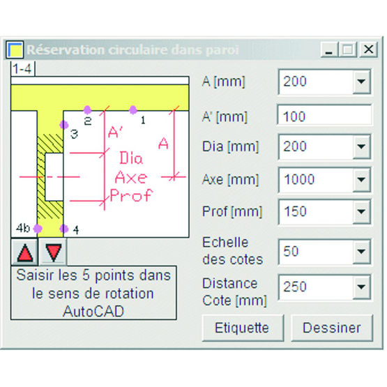 Logiciel de dessin des réservations | Fisaresa