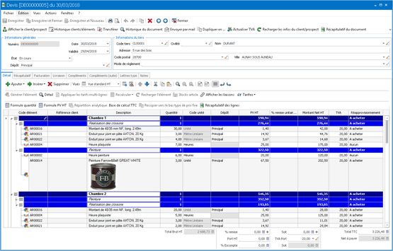 Logiciel De Facturation Adapte Aux Specificites Du Batiment Ebp Devis Et Facturation Batiment Ebp Informatique