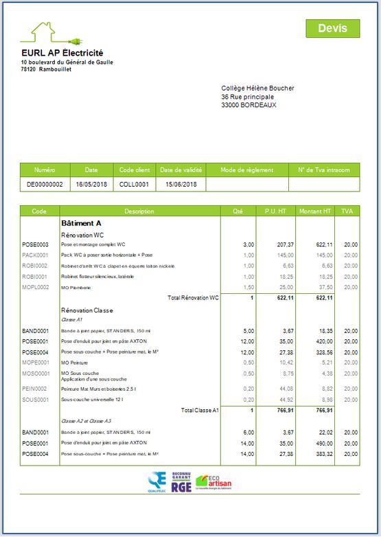  Logiciel de facturation adapté aux spécificités du bâtiment | EBP Devis et Facturation Bâtiment ACTIV - EBP INFORMATIQUE