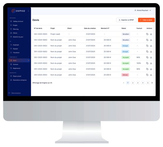  Logiciel de gestion BTP | Osmoz BTP tout-en-un pour PME du bâtiment - Logiciel CRM BTP