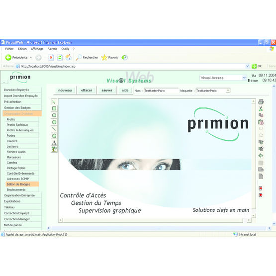 Logiciel de gestion de contrôle d&#039;accès pour entreprise | Visual Web Access