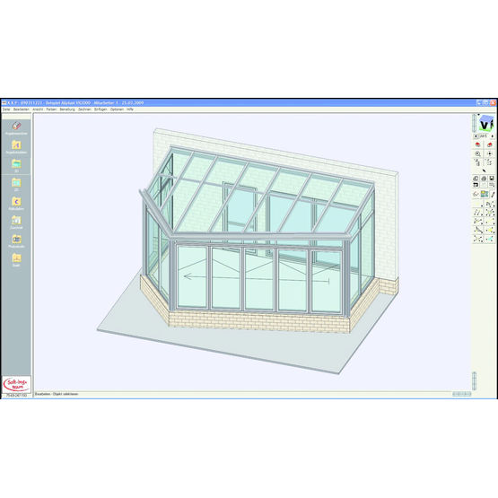 Logiciel de gestion de la conception à la vente de vérandas métalliques | KKP 2010