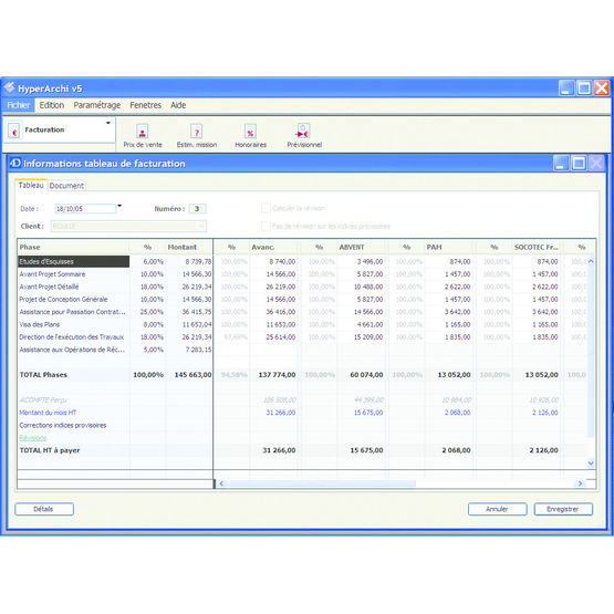 Logiciel de gestion des projets pour maîtrise d&#039;oeuvre | Hyperarchi 5