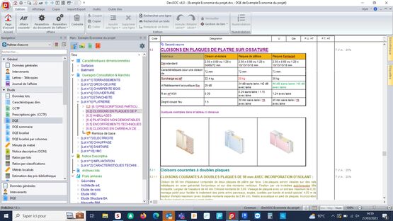 Logiciel de gestion et de suivi de projet de construction | DeviSOC Maîtrise d’œuvre  - produit présenté par SOC INFORMATIQUE