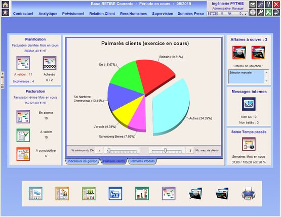  Logiciel de gestion pour bureaux d&#039;études ou d&#039;architecture | Pythagore V6 - Logiciels de gestion globale de projets