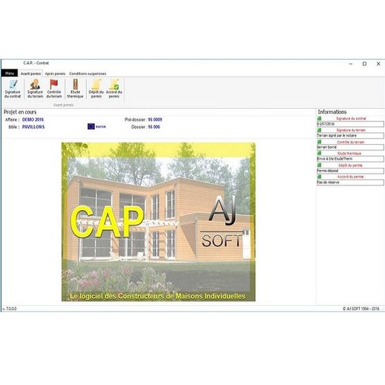  Logiciel de gestion pour Constructeurs de Maisons Individuelles | CAP - Logiciel de gestion globale