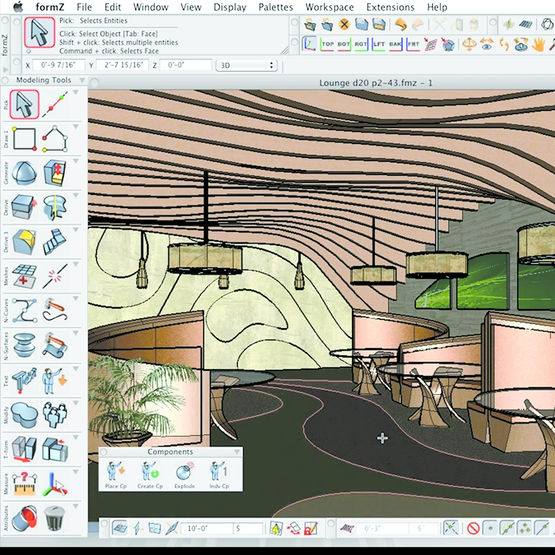 Logiciel de modélisation 3D pour formes organiques | Form.Z 7