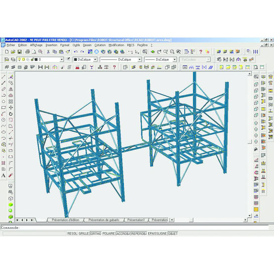 Logiciel de modélisation d&#039;ouvrages métalliques | Rcad Acier Version 4.1