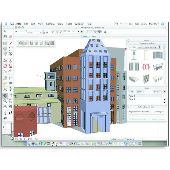 Logiciel de modélisation et d&#039;esquisse 3D | Sketchup 5