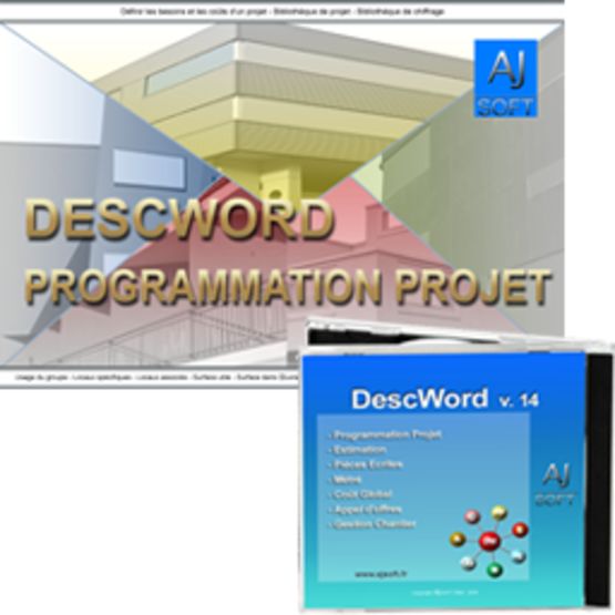 Logiciel de programmation du projet et chiffrage enveloppe financière  | Programmation Projet Descword_AJ Soft