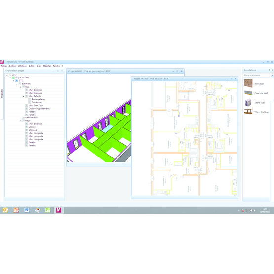 Logiciel de quantitatif depuis fichiers 2D ou 3D | Minute 3D (remplacé aujourd&#039;hui par JustBIM)