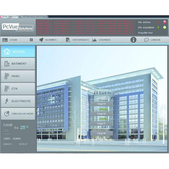 Logiciel évolutif de supervision technique | PcVue 11