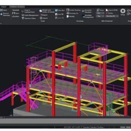 Logiciel intégré de modélisation CAO pour conception de structures | CADWorx Structure