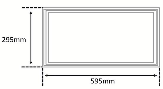  Luminaire led Optical Panel Led 300x600 | Néon France - NÉON FRANCE