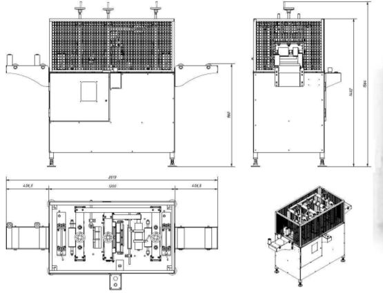  Machine d’application de film de protection | FL-2H Faces pour profils aluminium, bois et PVC - BEWAP