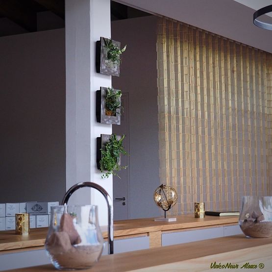  Maille métallique entrelacée laiton et bronze pour une décoration intérieure | FLEXILIA SMALL BRONZE ET LAITON - TISSMETAL/ MC&I