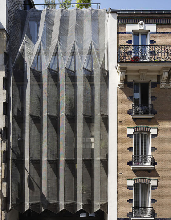  Maille métallique spiralée pour extérieur et intérieur | Spiralia ronde small et medium  - TISSMETAL/ MC&I