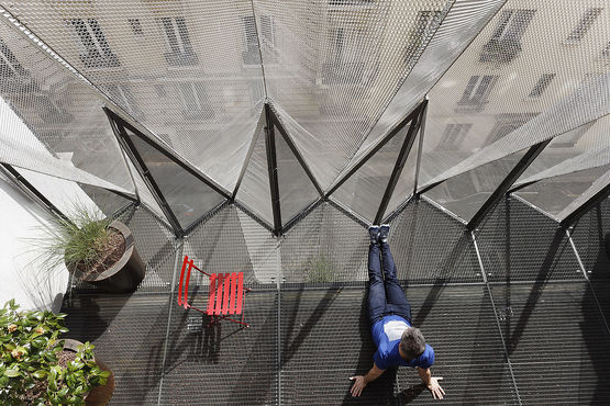  Maille métallique spiralée pour extérieur et intérieur | Spiralia ronde small et medium  - Bardage en acier