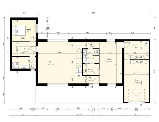  MAISON AVIGNON T5 DE 162 M² – 1 SUITE PARENTALE + GARAGE AU RDC ET 2 CHAMBRES À L’ETAGE - BATI-FABLAB 