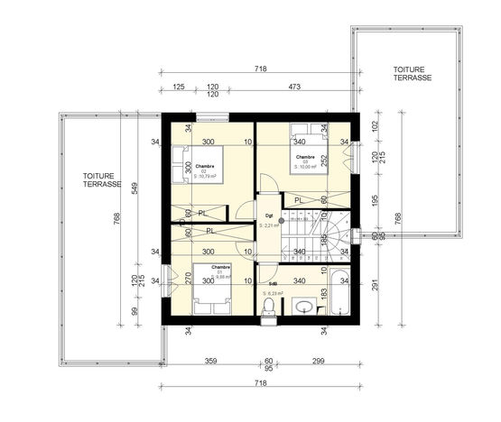  MAISON INDIVIDUELLE NICE – T5 DE 135 m² AVEC GARAGE, UNE SUITE PARENTALE AU RDC ET 3 CHAMBRES À L’ETAGE - Autres constructions modulaires préfabriqués