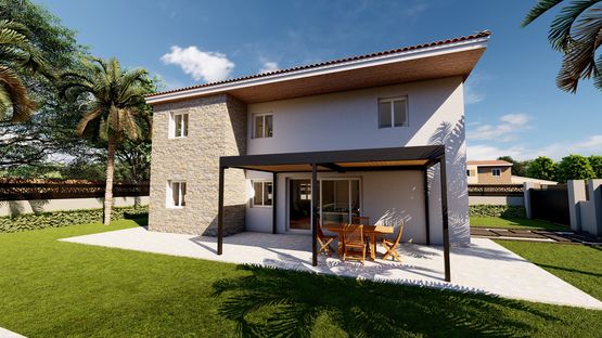 Maison millennials ACIA T5 en kit de 112 m² et 3 chambres – Mezzanine avec degagement | BATI-FABLAB - BATI-FABLAB 