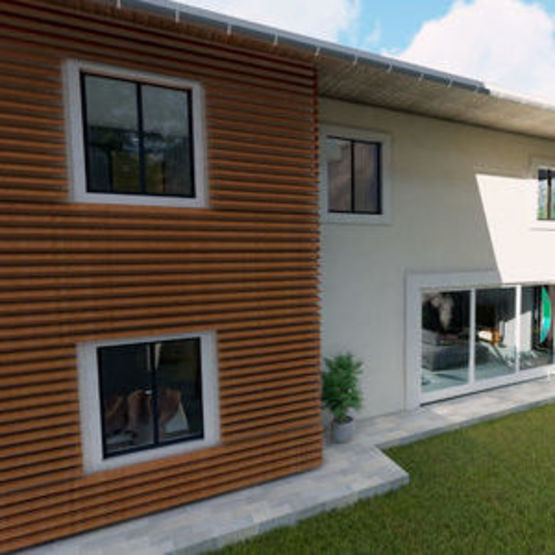 Maison millennials Famillia T7 en kit, 144 m², et 6 chambres – Etage complet | BATI-FABLAB