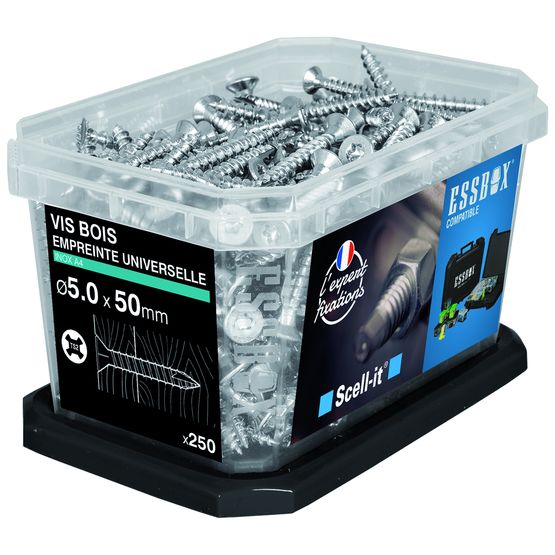  Mallettes flexibles de rangement organisé pour vis et fixations | Essbox - Accessoires et consommables de chantier