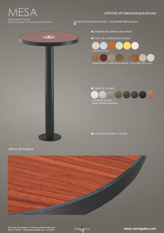 Mange-debout | MESA - produit présenté par SARRAGALA