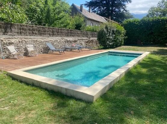  Margelle de piscine en U | Silk en béton grésé - Piscine