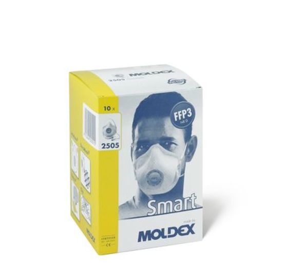  Masque à usage unique anti-poussières FFP3 NR D avec soupape Ventex®  - MOLDEX METRIC
