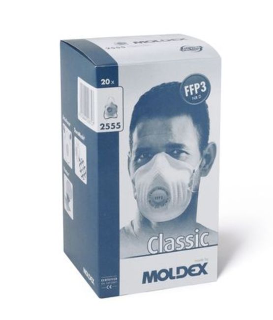  Masque anti-poussières FFP3 NR D avec soupape Ventex® - MOLDEX METRIC