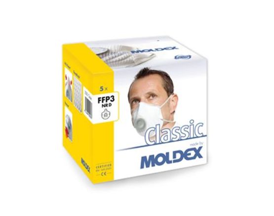 Masque anti-poussières FFP3 NR D avec soupape Ventex® - produit présenté par MOLDEX METRIC