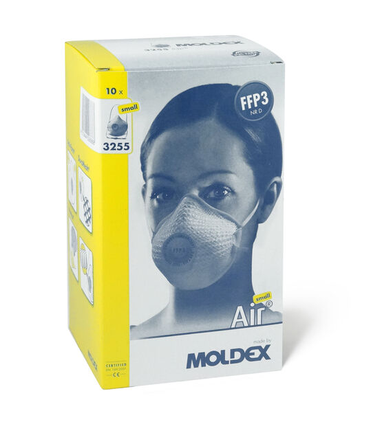 Masque anti-poussières réutilisable FFP3 R D AIR SEAL avec Valve Ventex® -  MOLDEX METRIC