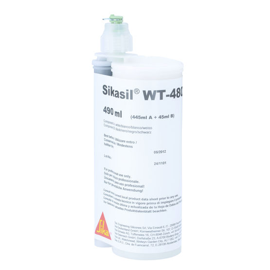 Mastic colle pour l&#039;assemblage des profilés de menuiseries | Sikasil WT-485