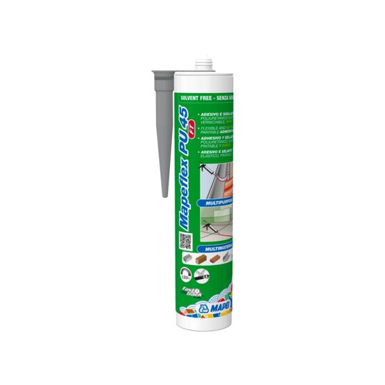 Mastic polyuréthane de collage et de jointoiement | MAPEFLEX PU 45 FT haute élasticité