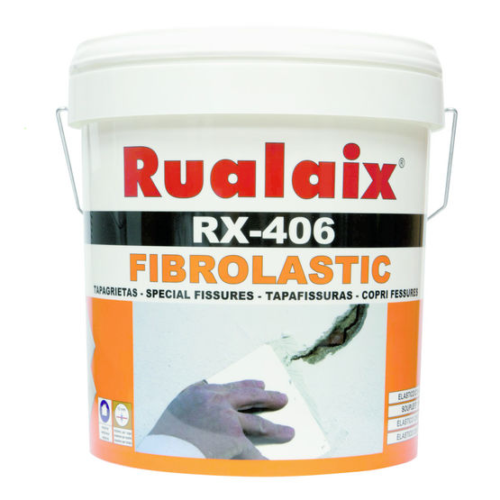 Mastic pour le rebouchage de fissures en extérieur | Rualaix RX-406 Fibrolastic